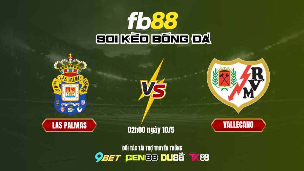 Soi kèo bóng đá Las Palmas vs Vallecano_ FB88
